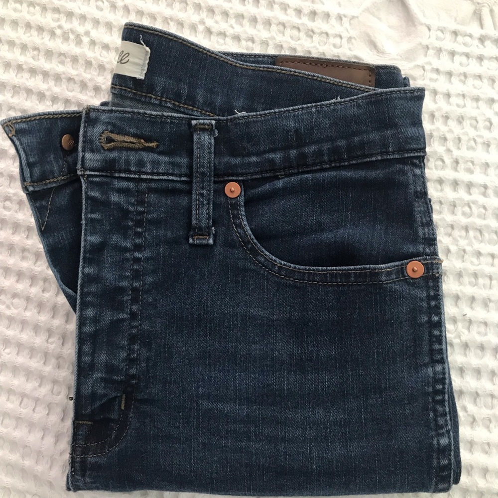 Madewell Dark Blue Denim Skinny Jeans